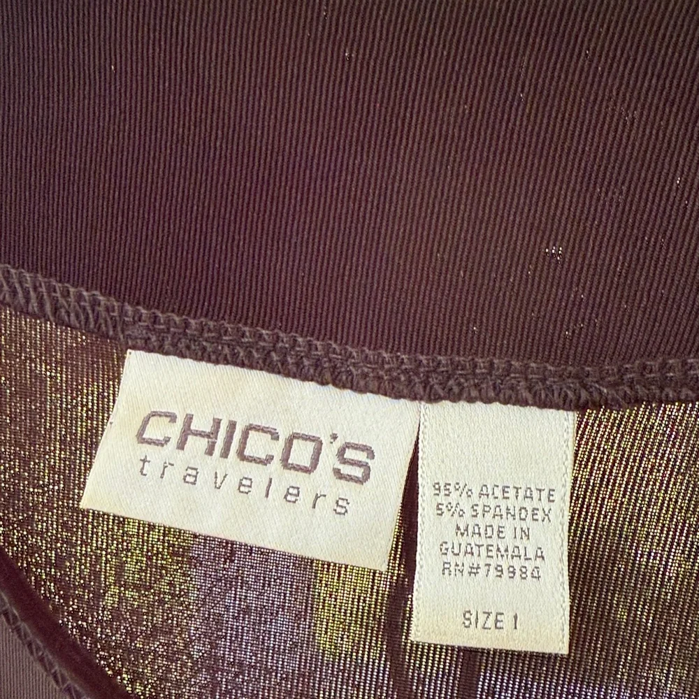 Chico's Black Open Front Cardigan w/out Tank. Tank listed separate. - Size 1 - Picture 2 of 6